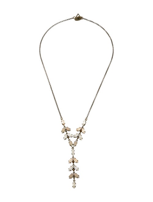 Isabel Marant Crystal Lavalier Necklace