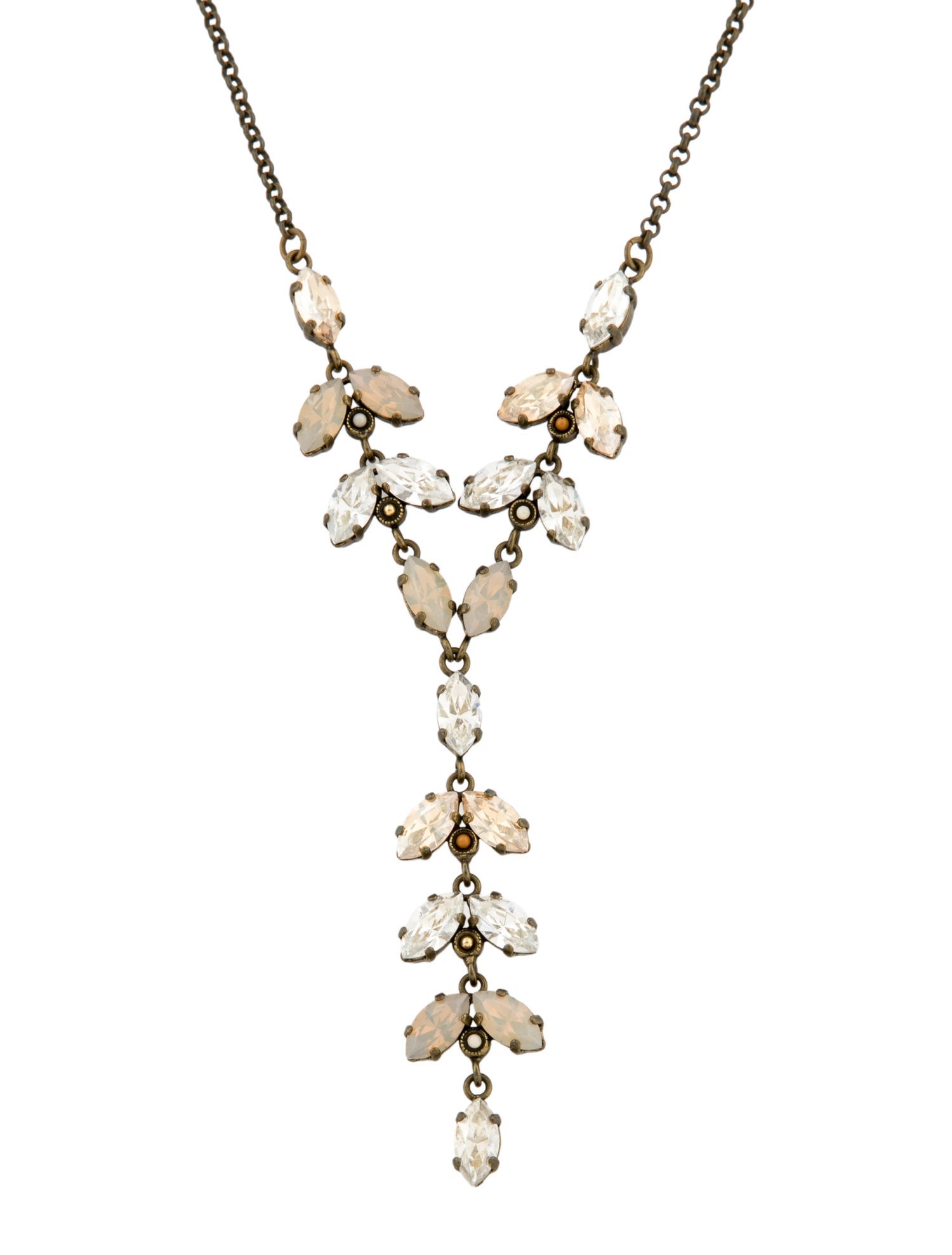 Isabel Marant Crystal Lavalier Necklace