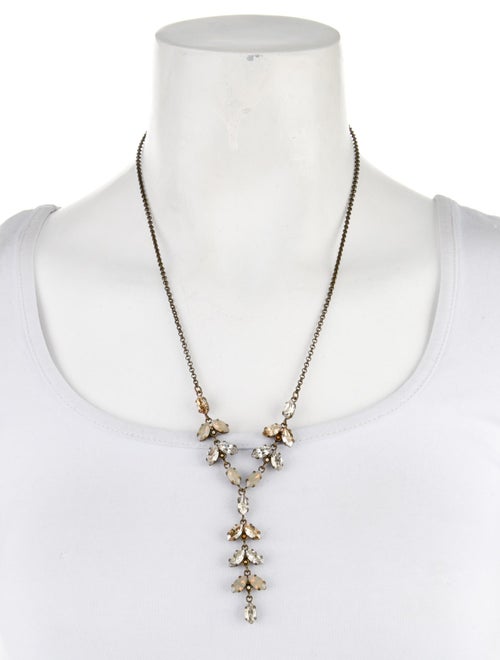 Isabel Marant Crystal Lavalier Necklace