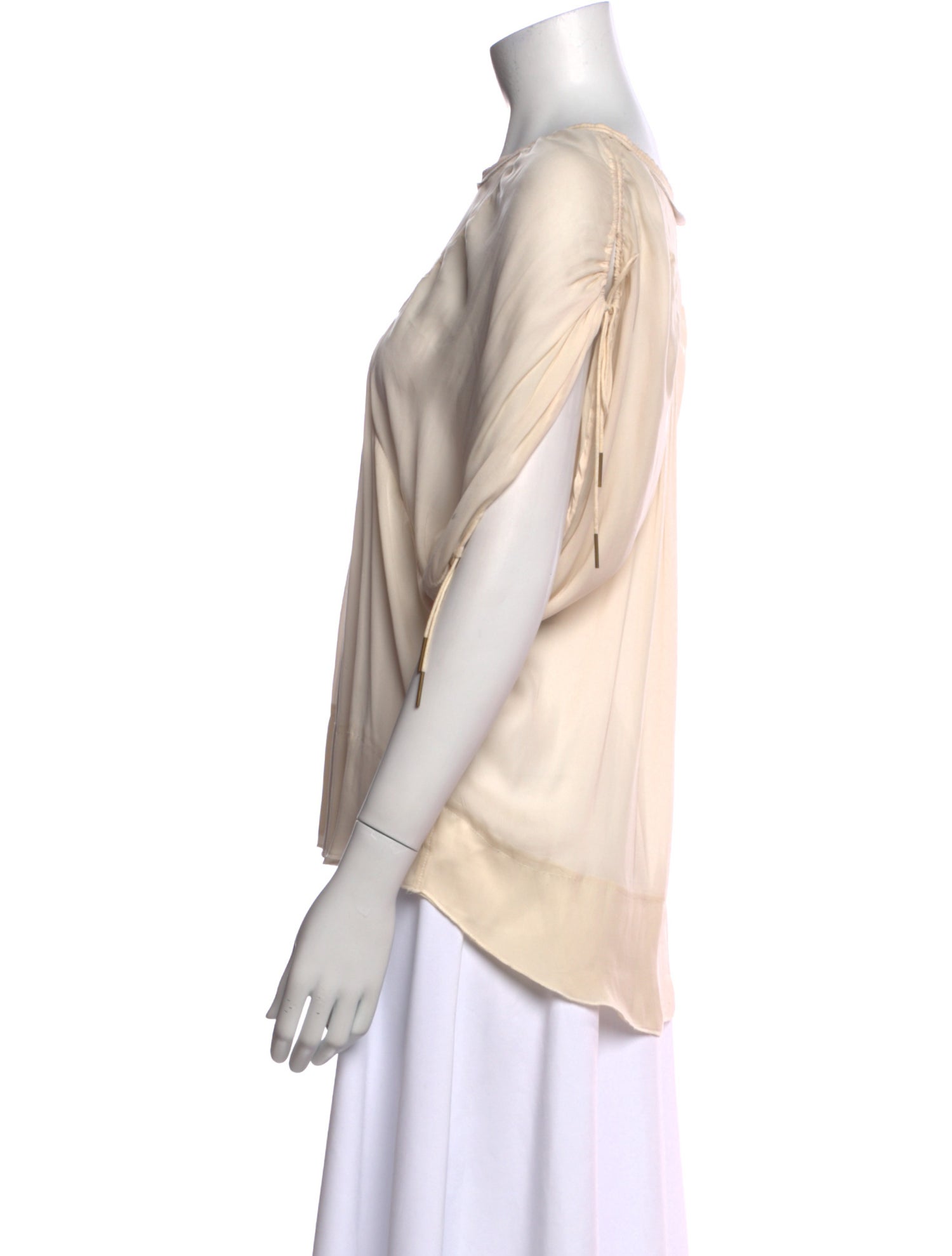 Isabel Marant Bateau Neckline Short Sleeve Blouse