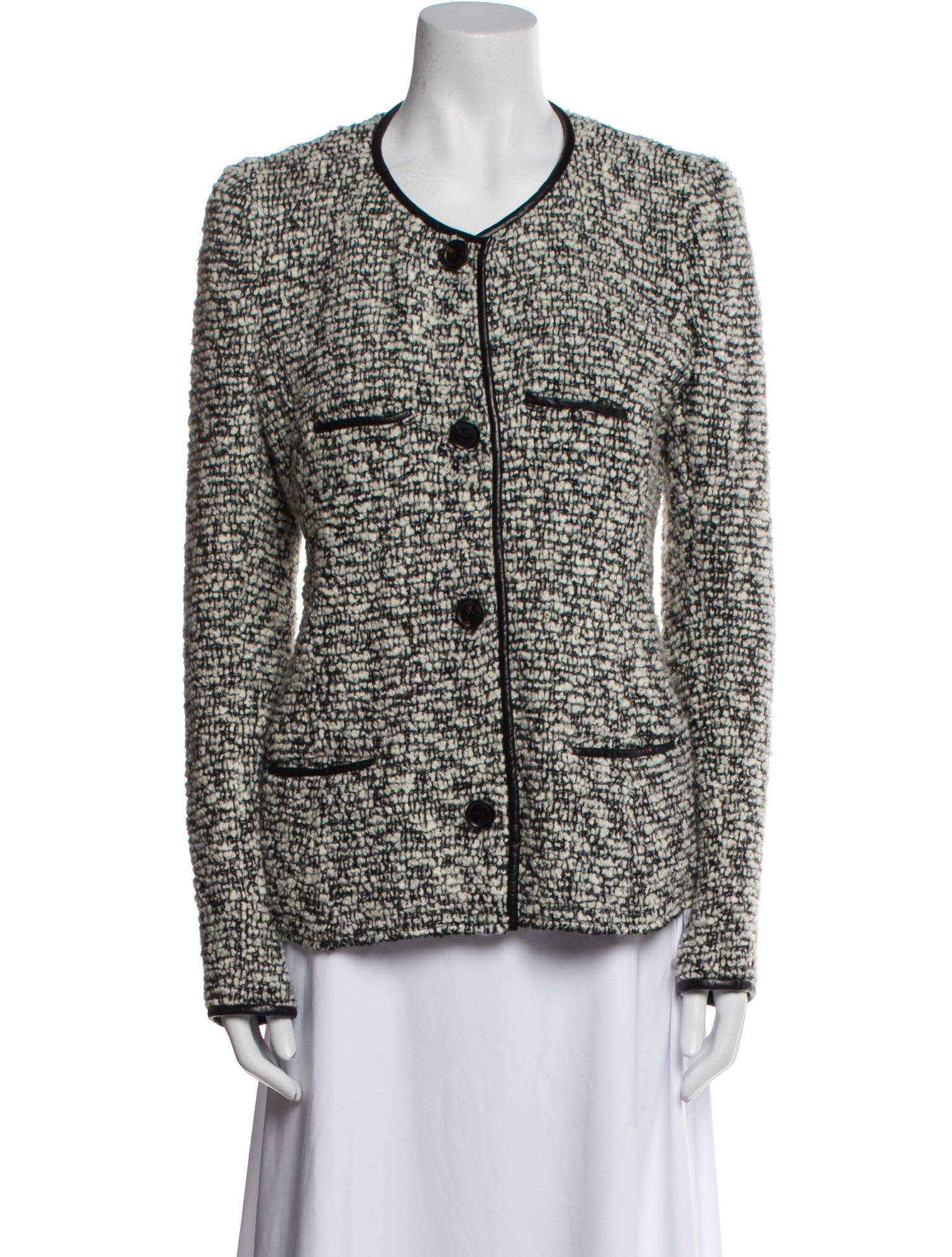 Isabel Marant Tweed Pattern Evening Jacket