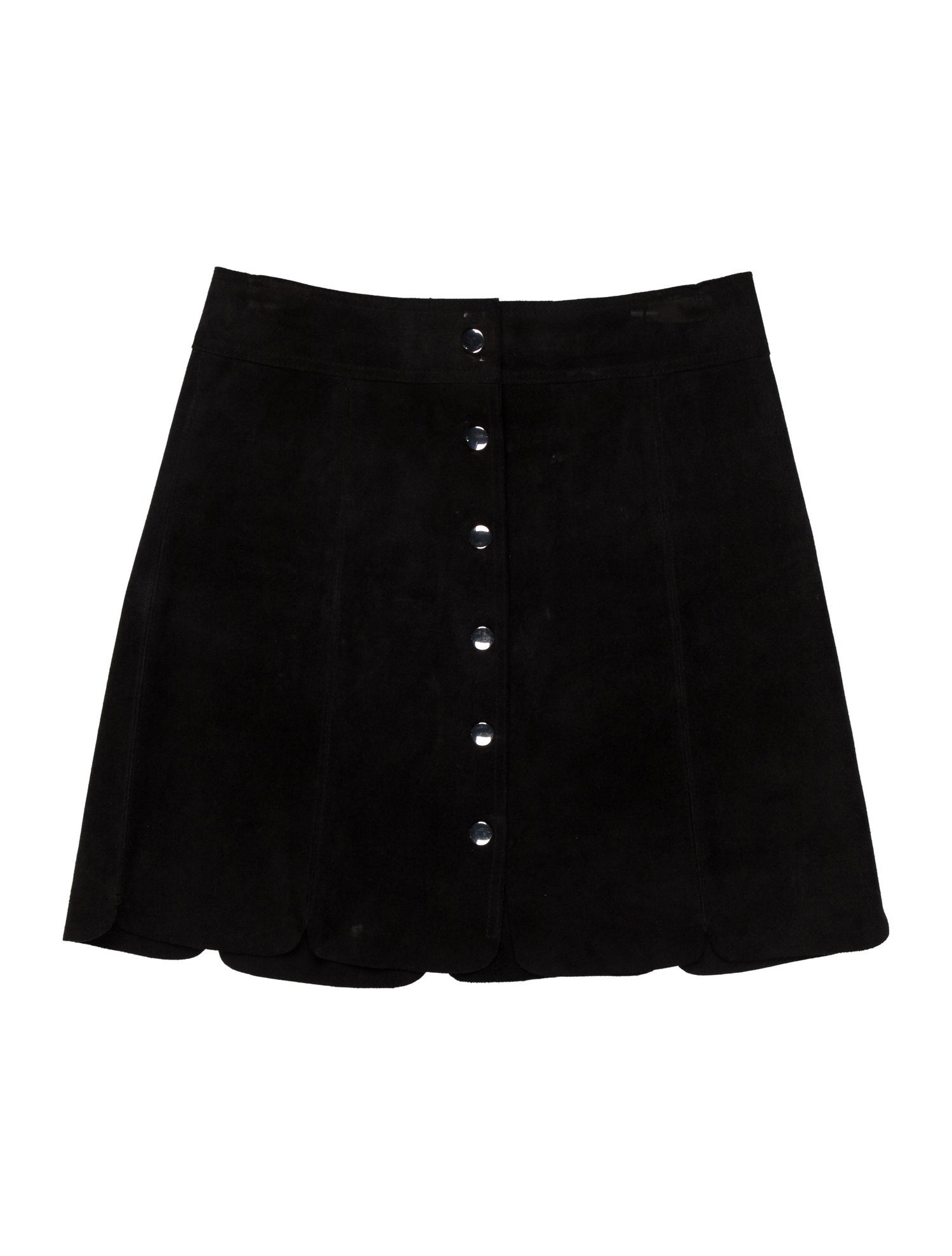 Isabel Marant Calf Leather Mini Skirt