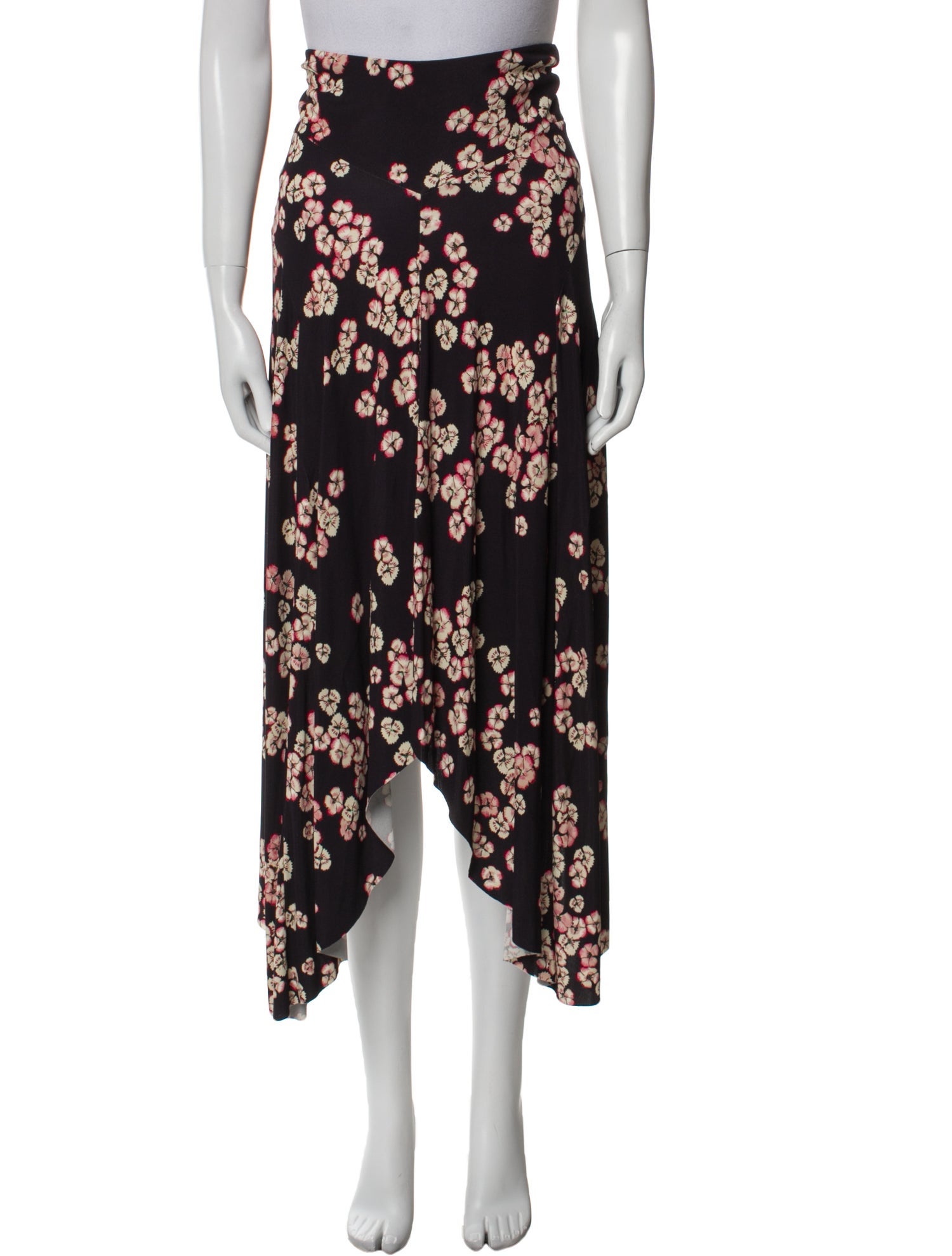 Isabel Marant Floral Print Midi Length Skirt