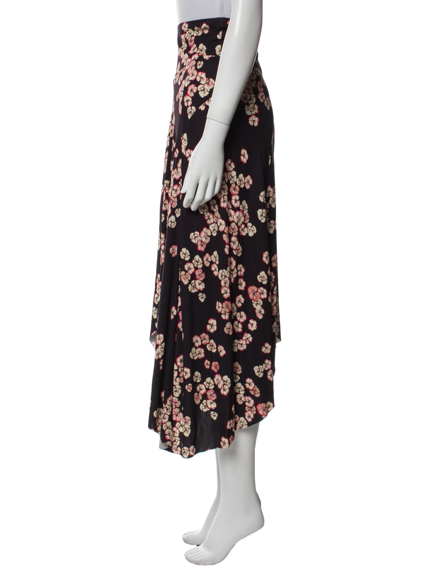 Isabel Marant Floral Print Midi Length Skirt
