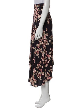 Isabel Marant Floral Print Midi Length Skirt