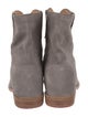 Isabel Marant Suede Moto Boots