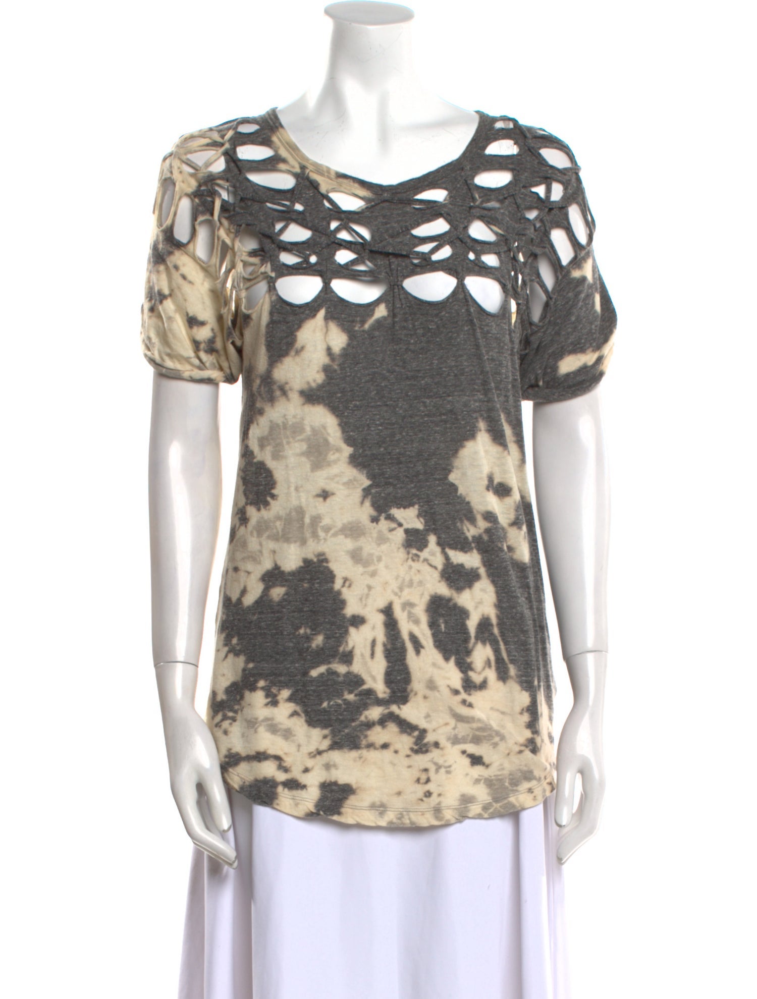 Isabel Marant Printed Scoop Neck T-Shirt