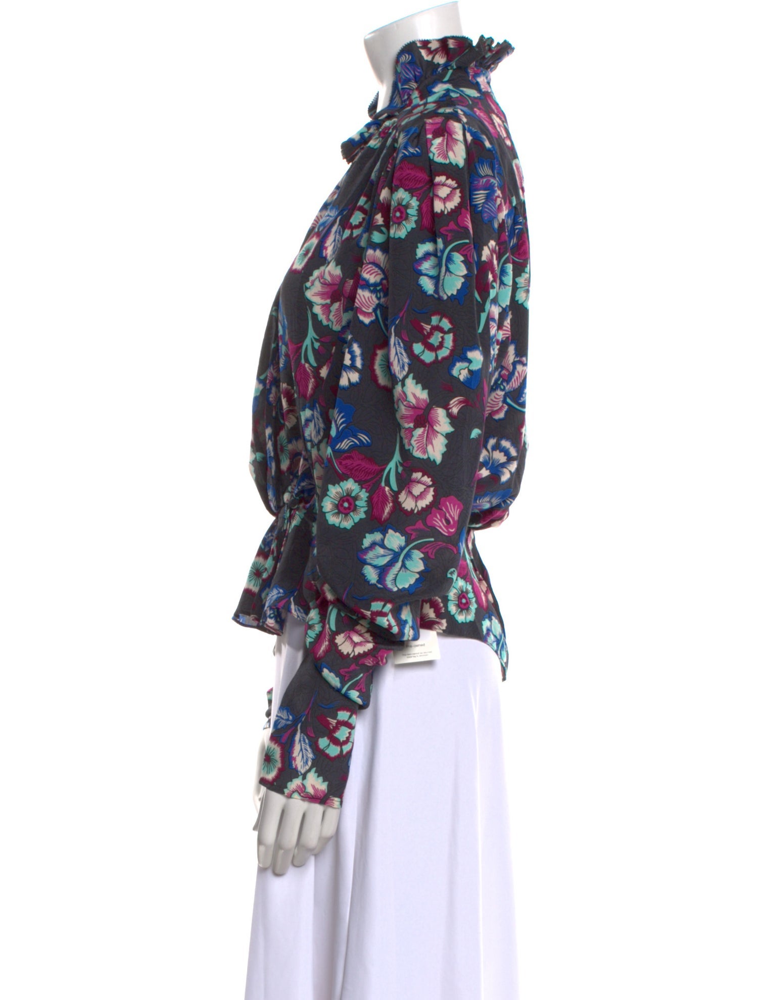 Isabel Marant Silk Floral Print Blouse