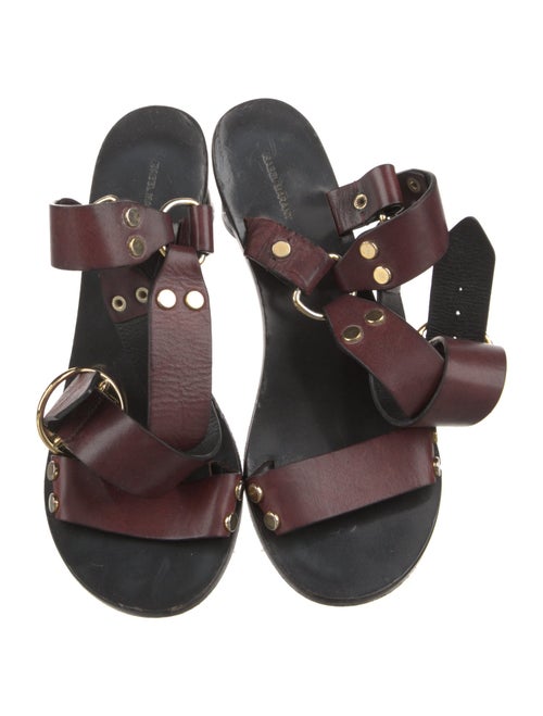 Isabel Marant Leather Gladiator Sandals