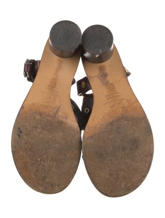 Isabel Marant Leather Gladiator Sandals
