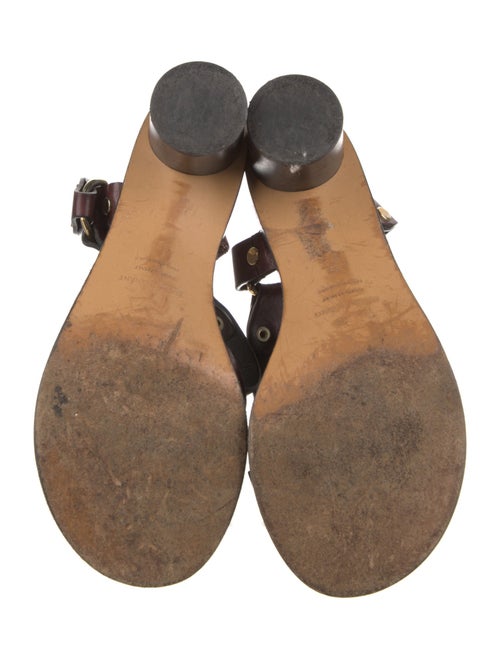 Isabel Marant Leather Gladiator Sandals