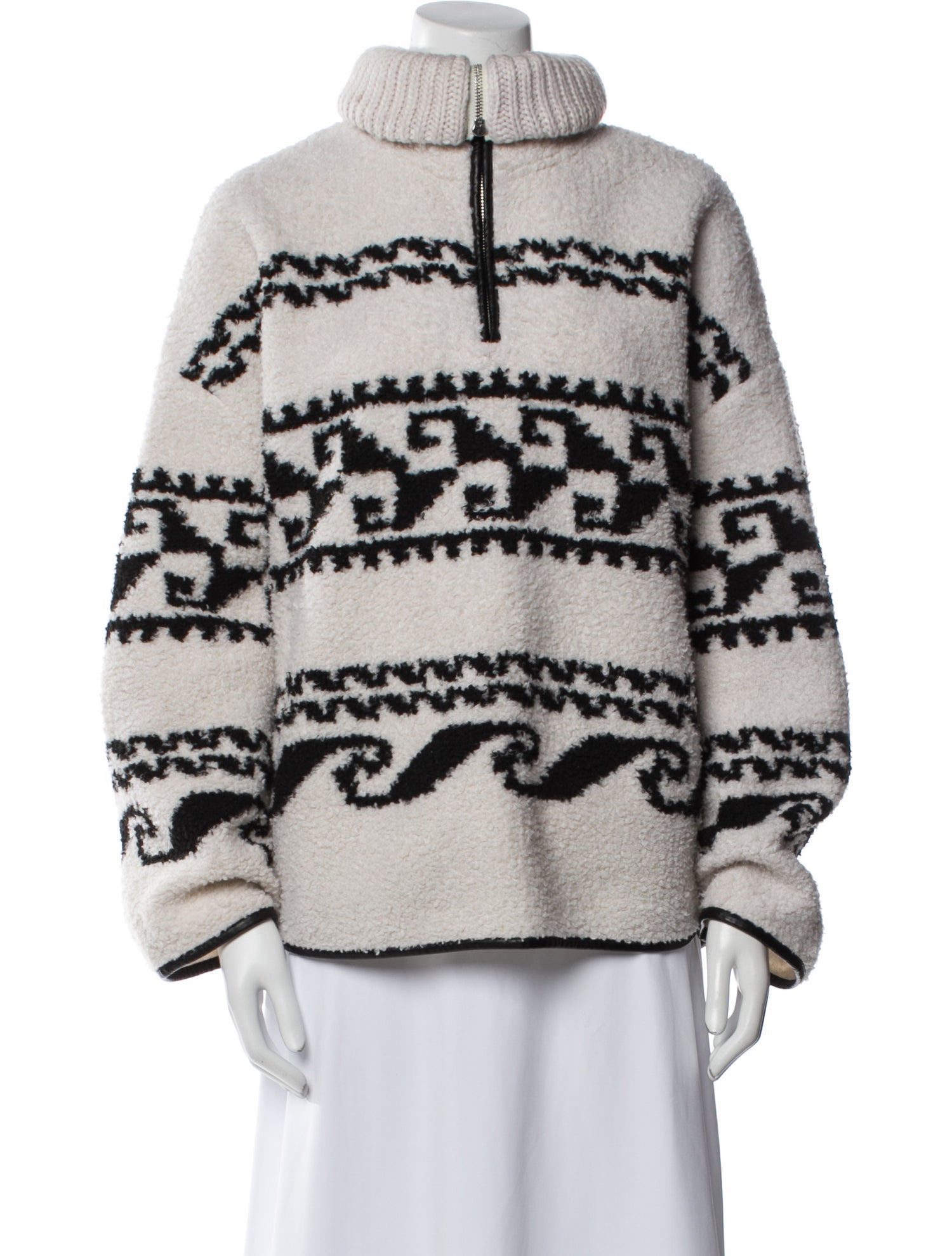 Étoile Isabel Marant Printed Faux Fur Jacket