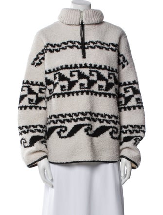 Étoile Isabel Marant Printed Faux Fur Jacket