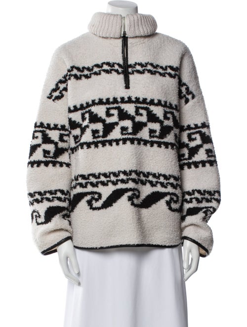 Étoile Isabel Marant Printed Faux Fur Jacket