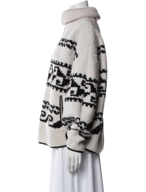 Étoile Isabel Marant Printed Faux Fur Jacket