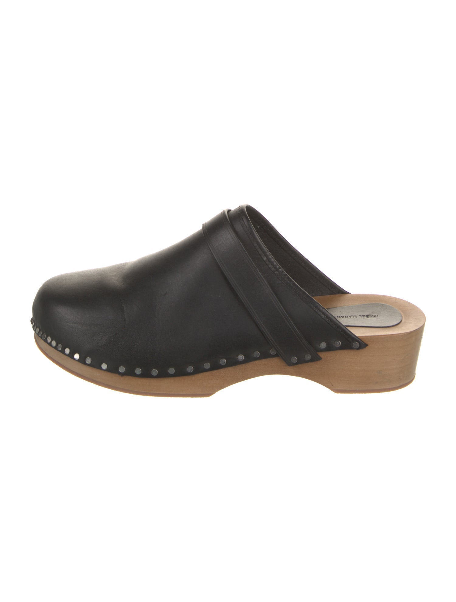 Isabel Marant Leather Studded Accents Mules