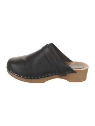 Isabel Marant Leather Studded Accents Mules
