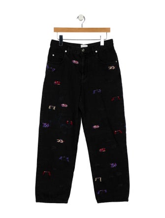 Isabel Marant Low-Rise Straight Leg Jeans