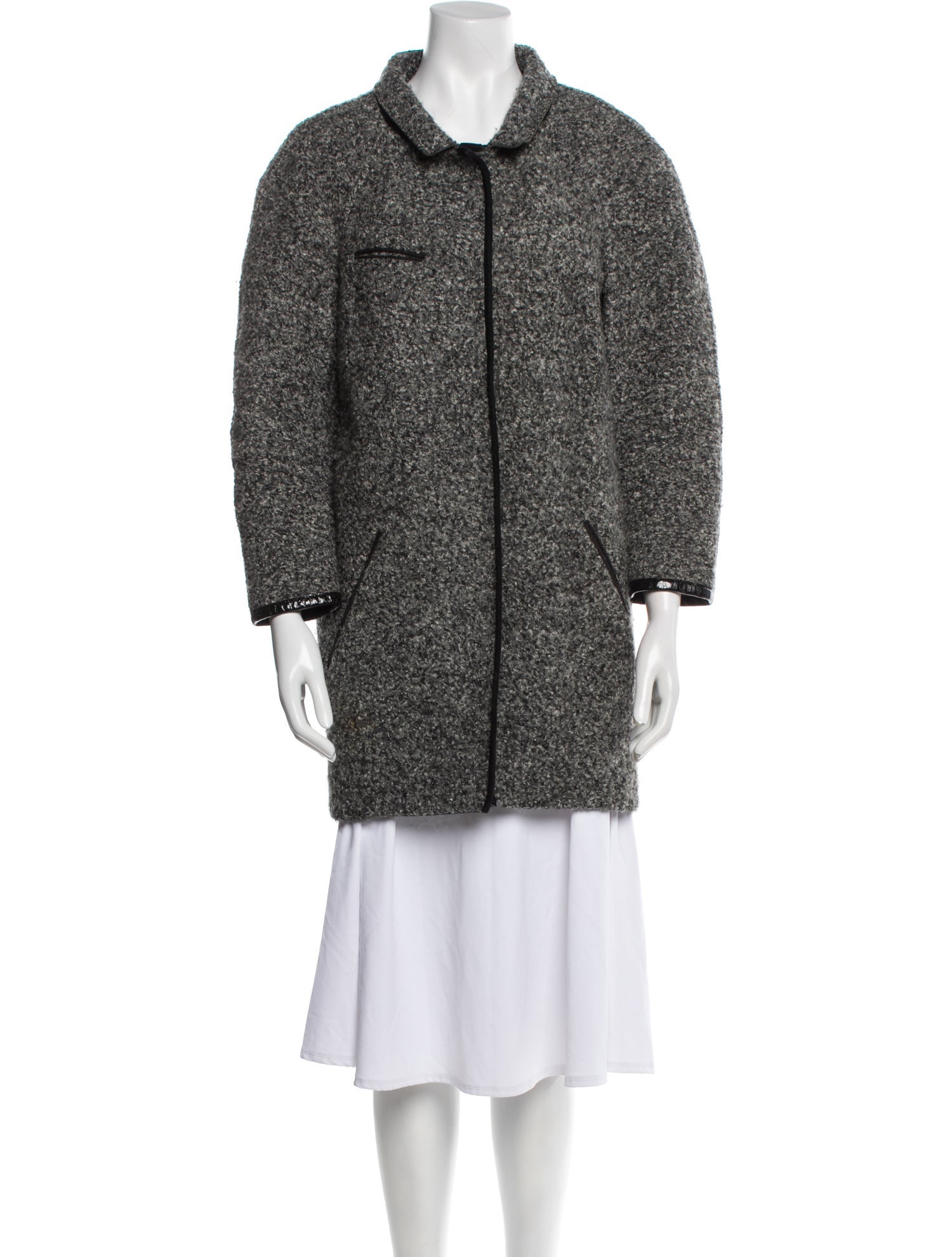 Isabel Marant Tweed Pattern Coat