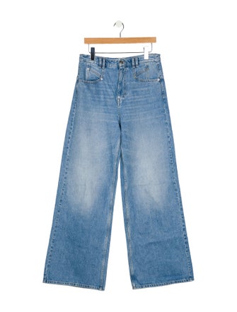 Isabel Marant High-Rise Wide Leg Jeans