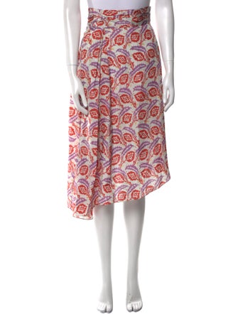 Isabel Marant Silk Midi Length Skirt