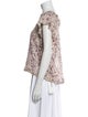 Isabel Marant Floral Print Bateau Neckline Blouse
