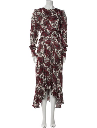 Isabel Marant Paisley Print Long Dress