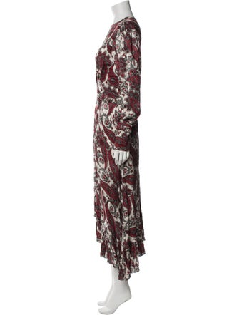 Isabel Marant Paisley Print Long Dress