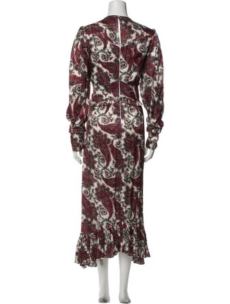 Isabel Marant Paisley Print Long Dress