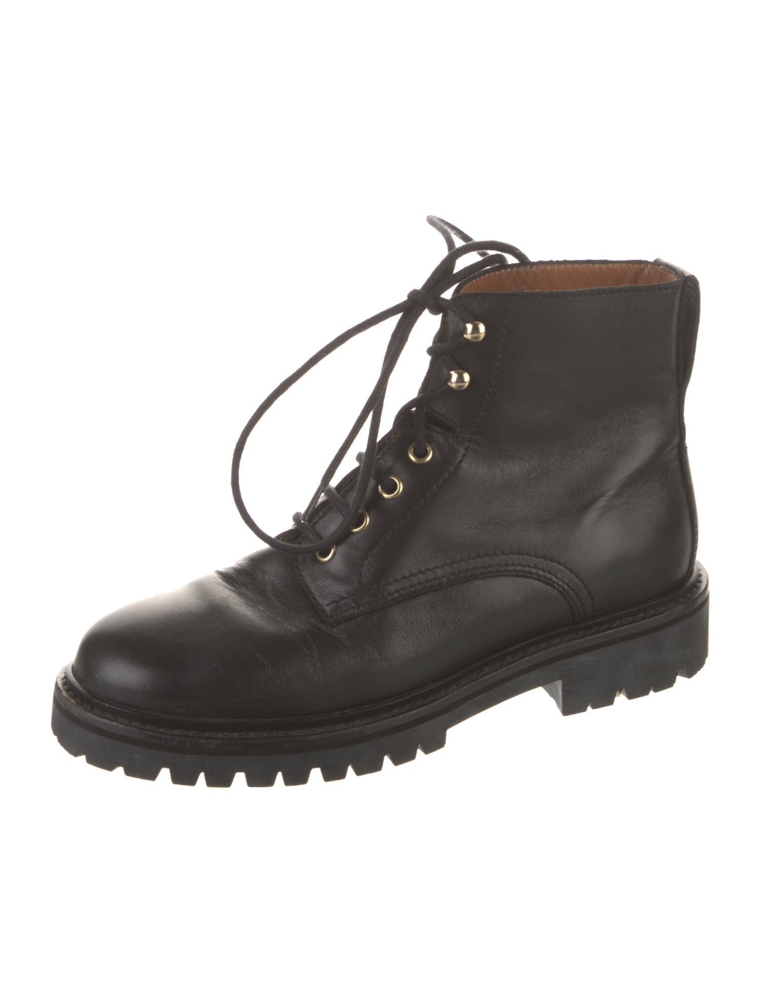 Isabel Marant Leather Combat Boots