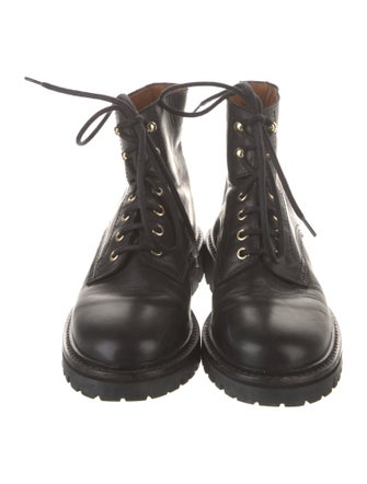 Isabel Marant Leather Combat Boots