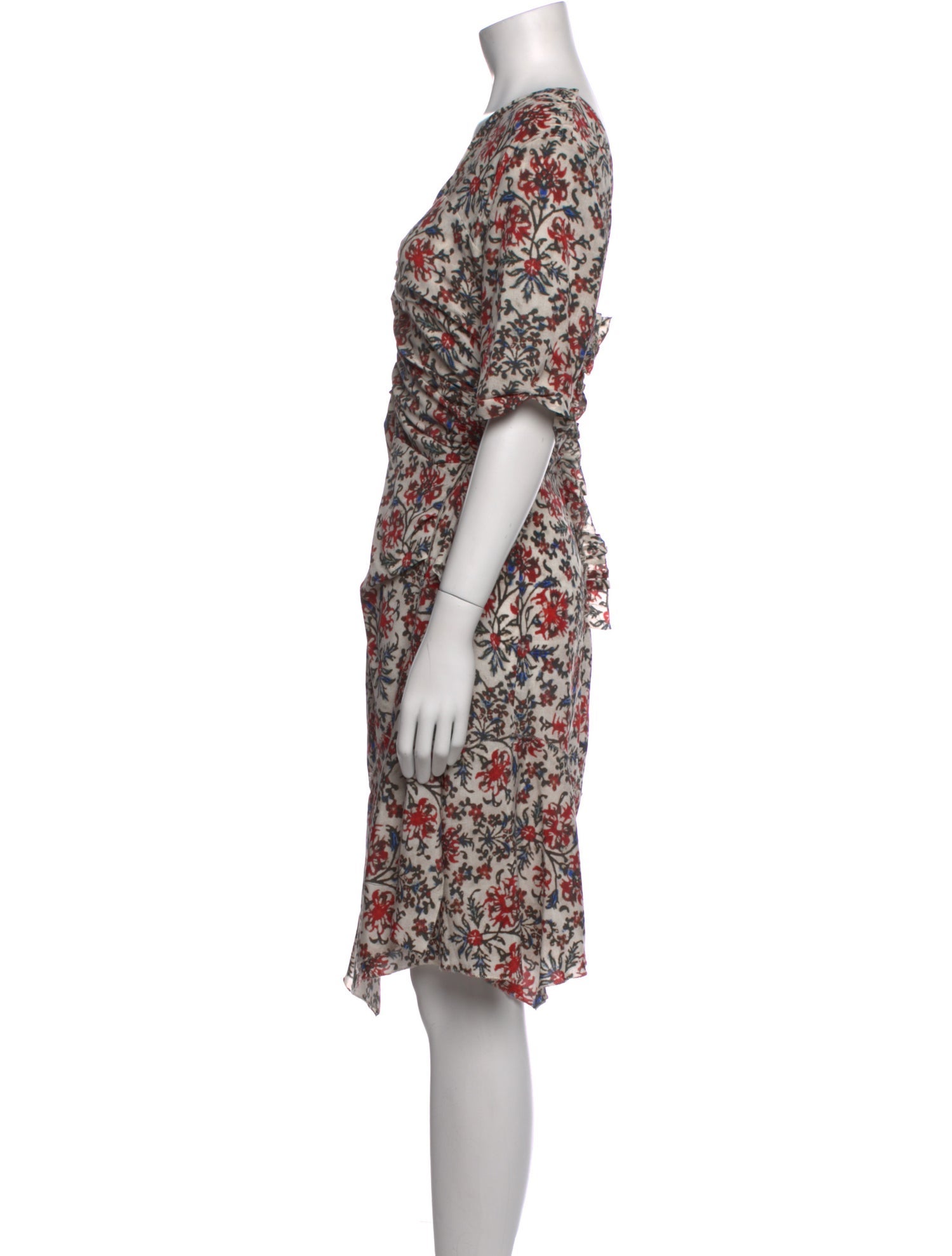 Isabel Marant Silk Knee-Length Dress