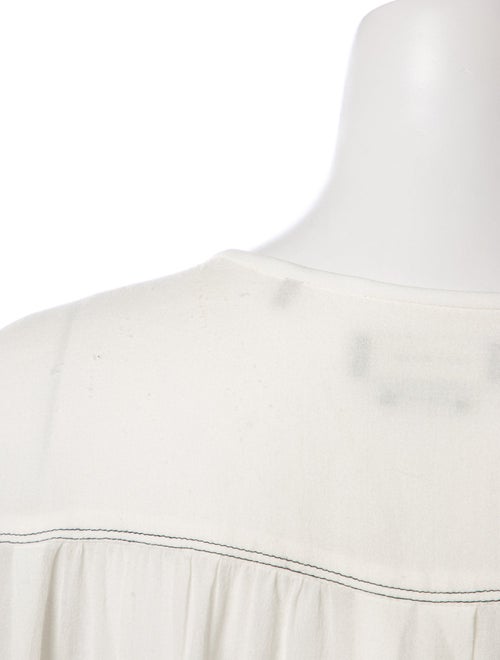 Isabel Marant V-Neck Short Sleeve Blouse
