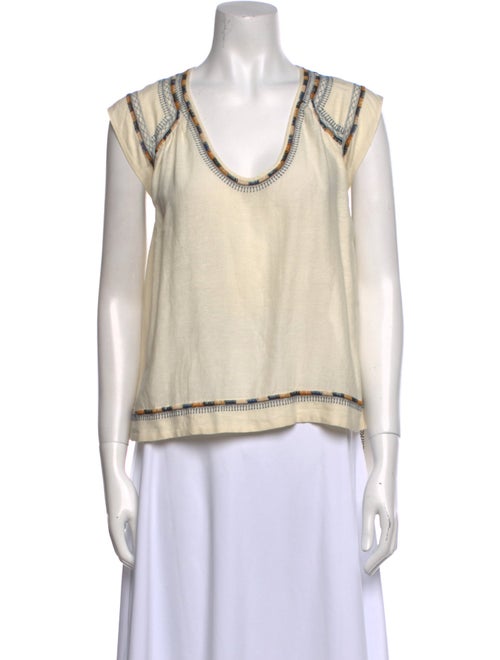 Isabel Marant Silk V-Neck Top