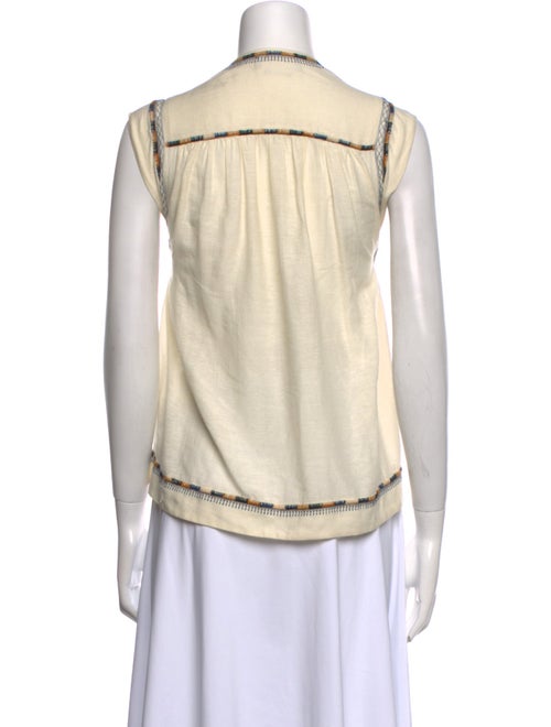 Isabel Marant Silk V-Neck Top