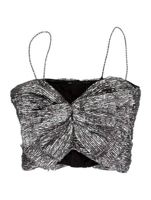 Isabel Marant Square Neckline Sleeveless Crop Top