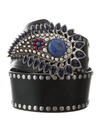 Isabel Marant Wide Leather Waist Belt