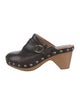 Isabel Marant Leather Studded Accents Mules