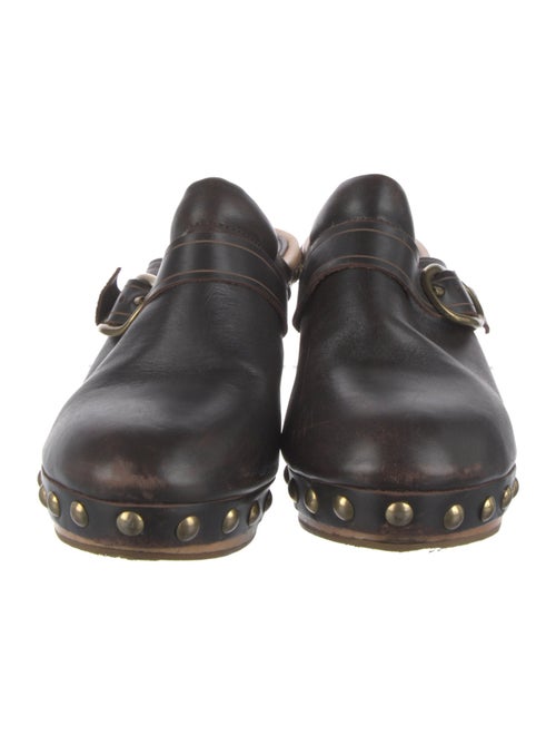 Isabel Marant Leather Studded Accents Mules