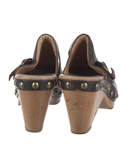 Isabel Marant Leather Studded Accents Mules