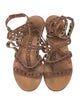 Isabel Marant Leather Studded Accents Gladiator Sandals
