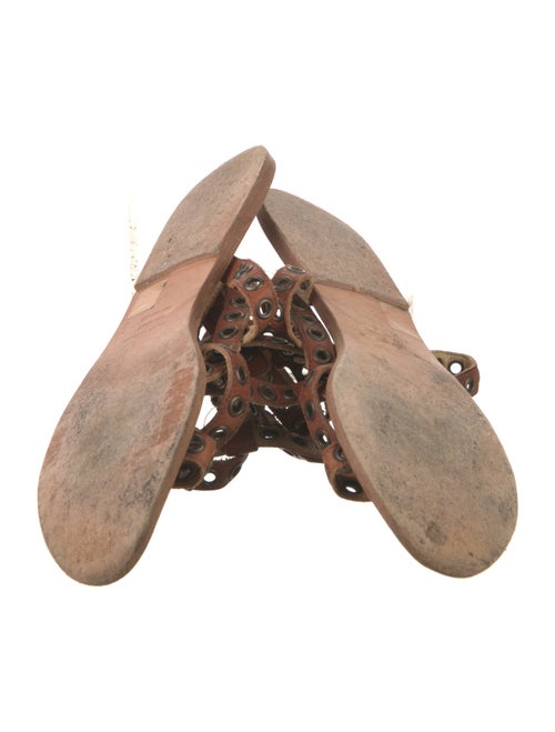 Isabel Marant Leather Studded Accents Gladiator Sandals