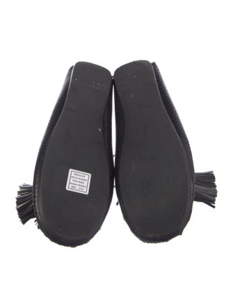 Isabel Marant Leather Tassel Accents Moccasins