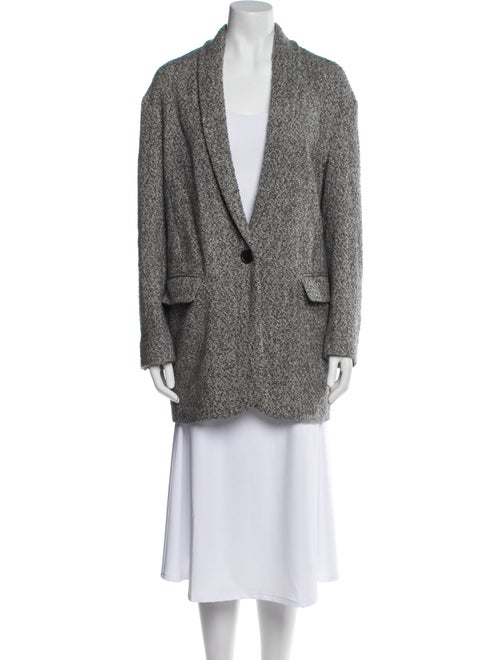 Isabel Marant Tweed Pattern Peacoat