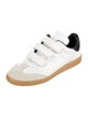 Isabel Marant Leather Colorblock Pattern Sneakers