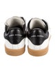 Isabel Marant Leather Colorblock Pattern Sneakers