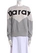 Isabel Marant Graphic Print Crew Neck Sweatshirt