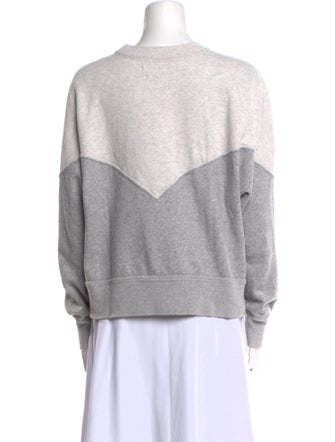 Isabel Marant Graphic Print Crew Neck Sweatshirt
