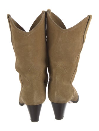 Isabel Marant Suede Western Boots