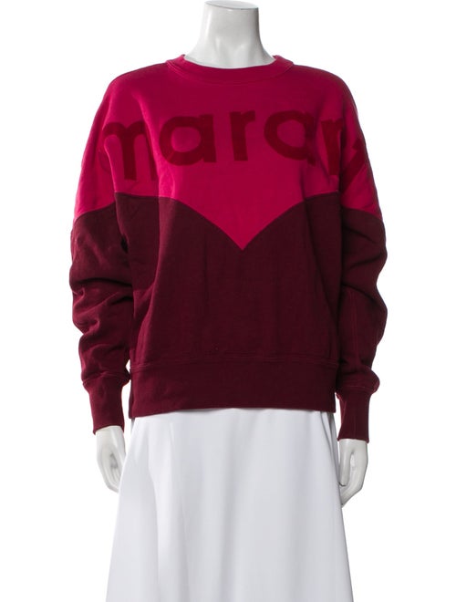 Isabel Marant Graphic Print Crew Neck Sweater